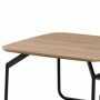 2-set coffee table LOVASEN brown + black