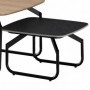 2-set coffee table LOVASEN brown + black