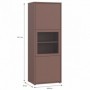 Display cabinet ALICE SPRINGS 711 terracotta