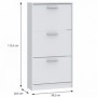 Shoe cabinet NET MSA312 white