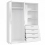 Wardrobe DEWANIA 120 white