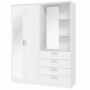 Wardrobe DEWANIA 120 white