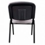 Visitor chair NIKO black / grey