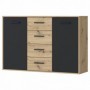 Chest ANTUZA 231 grey + oak