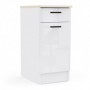 Kuhinjski element BIANCO 1 bel