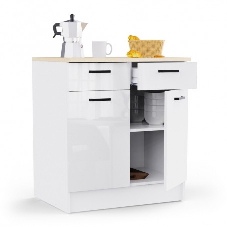 Kuhinjski element BIANCO 6 bel