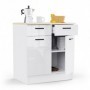 Kuhinjski element BIANCO 6 bel
