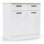 Kuhinjski element BIANCO 6 bel