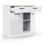 Kuhinjski element BIANCO 6 bel