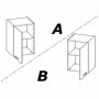 Kuhinjski element BIANCO 8 bel