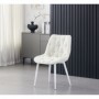 Chair LEON ivory white