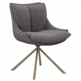 Stol UBUD svetlo siv