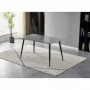 Table DOMATO 140x80 grey marble