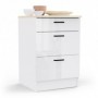 Kuhinjski element BIANCO 3 bel