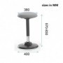 Chair SITWELL black&grey