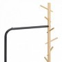Coat rack DAMON black - oak