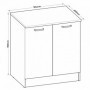 Kuhinjski element BIANCO 5 bel
