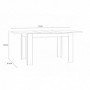 Extendable table TEMZA 120-175x85