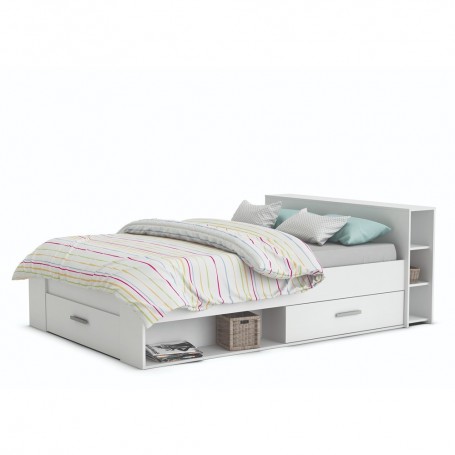 Bed DROP 160x200 white