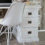 Office desk WOOD white + natur