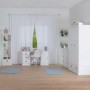 Office desk WOOD white + natur