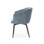 Chair ROUND blue