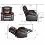 Relax chair COMFORT brown