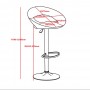 Bar chair VANILIA antracit