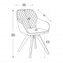 Chair SLAVA light gray