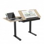 Height adjustable office desk TORINO