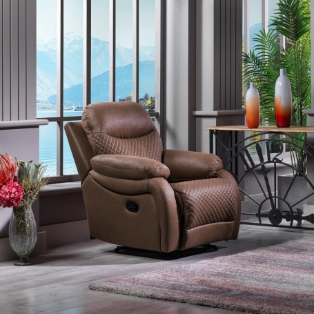 Relax chair MAGEZAN brown