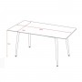 Table DOMATO 140x80