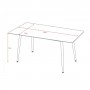 Table DOMATO 140x80