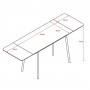 Extendable table CONA 150