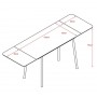 Extendable table CONA 180
