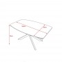 Table SENIDA 160x90 cm