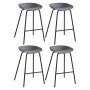 Bar chair DABU gray
